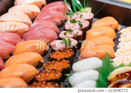 Sushi delivery 123696771