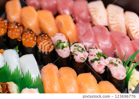 Sushi delivery 123696776