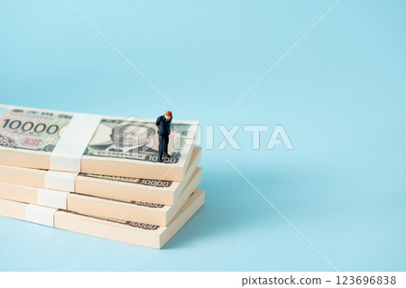 Money, bills, businessman Money, bills, businessman 123696838