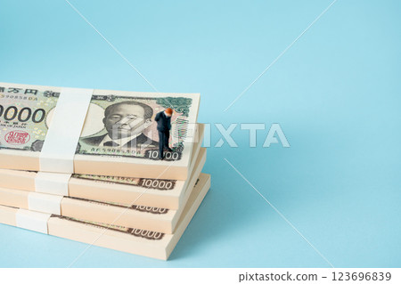 Money, bills, businessman 123696839