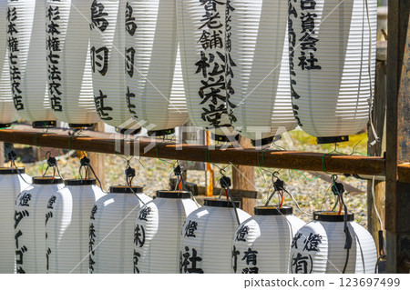 Kyoto Daigoji Temple Lantern near the main gate (Kyoto) 123697499