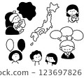 Illustrations that can be used to illustrate politics, social issues, etc. 123697826