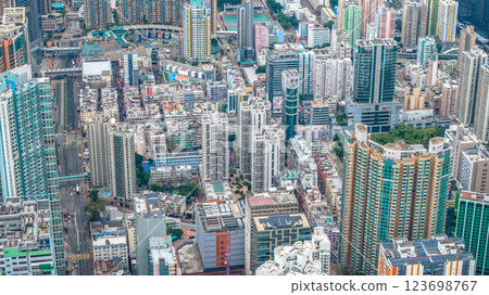 Feb 23 2025 A Bustling Urban Metropolis with Modern Architecture 123698767