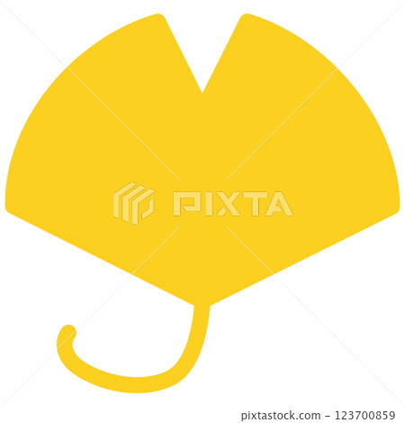 Leaves of ginkgo biloba 123700859