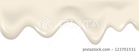 Dripping white paint, yogurt or milk 3d texture. Dripping white paint, yogurt or milk 3d texture. 123701531