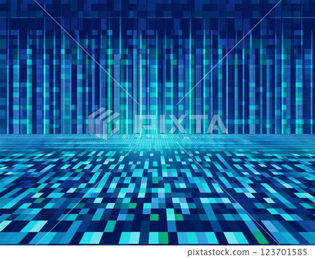 數位社會圖像插圖/背景（AI 產生的圖像） 123701585