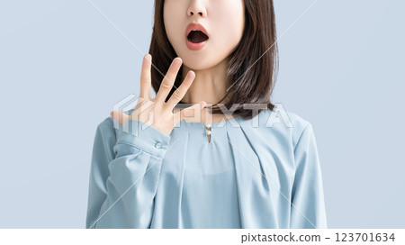Surprised woman/business woman Surprised woman/business woman 123701634