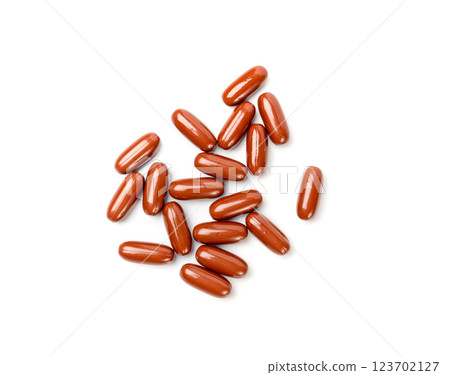 Coenzyme q10, coq10 Pills, q10 Capsules Isolated, Painkiller Drugs, Sedative Pills Pack Coenzyme q10, coq10 Pills, q10 Capsules Isolated, Painkiller Drugs, Sedative Pills Pack 123702127