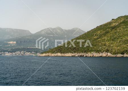 Bay of Kotor also known as the Boka views, popular Balkan coastline Bay of Kotor also known as the Boka views, popular Balkan coastline 123702139