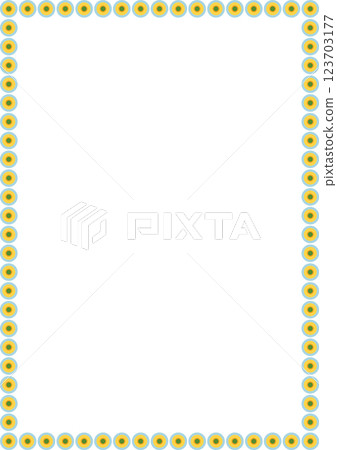 Colorful stylish geometric empty frame. Vector frame for text. Modern Art baby shower graphic elements Colorful stylish geometric empty frame. Vector frame for text. Modern Art baby shower graphic elements 123703177