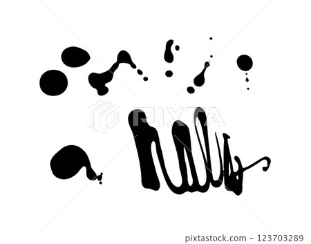 Nail Polish Splash Isolated, Paint Drops, Enamel Spill, Nailpolish Blob, Cosmetic Smear, Nail Polish Splash 123703289