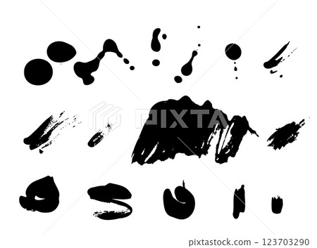 Nail Polish Splash Isolated, Paint Drops, Enamel Spill, Nailpolish Blob, Cosmetic Smear, Nail Polish Splash 123703290