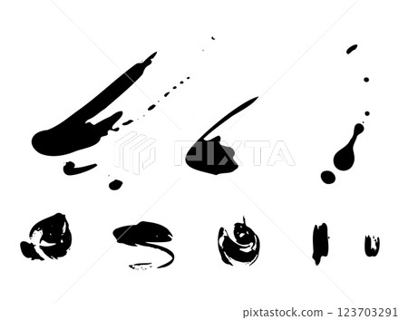 Nail Polish Splash Isolated, Paint Drops, Enamel Spill, Nailpolish Blob, Cosmetic Smear, Nail Polish Splash 123703291