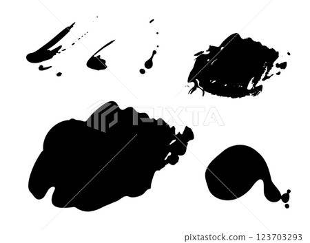 Nail Polish Splash Isolated, Paint Drops, Enamel Spill, Nailpolish Blob, Cosmetic Smear, Nail Polish Splash 123703293