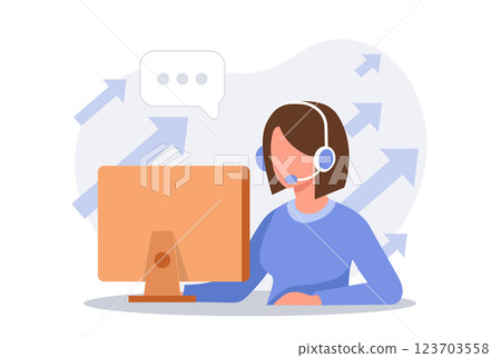 laptop, online, vector 123703558