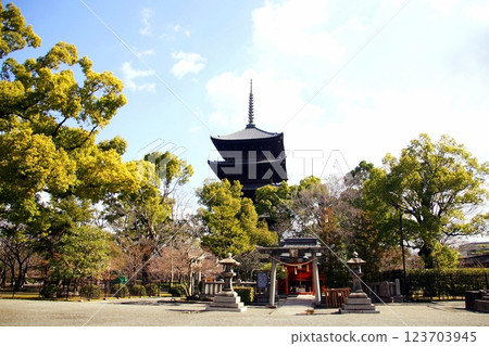 京都府 東寺/屋島神社 屋島神社大廳 京都市南區九條町 2022 年 2 月 京都府 東寺/屋島神社 屋島神社大廳 京都市南區九條町 2022 年 2 月 123703945