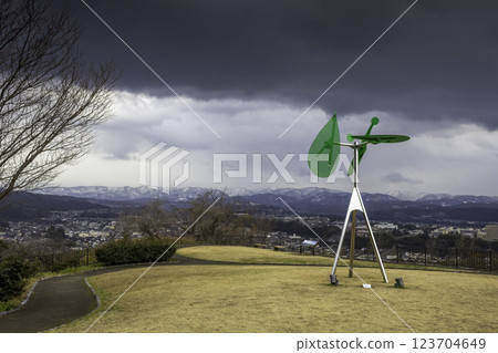 Public art: Wind Tree kinetic sculpture, Kanazawa, Japan 123704649