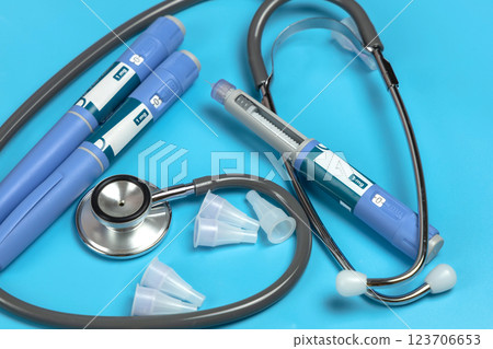 Ozempic Insulin injection pen or insulin cartridge pen for diabetics. 123706653