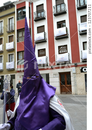 Religious procession tradition during holy week in Spain Religious procession tradition during holy week in Spain 123707211