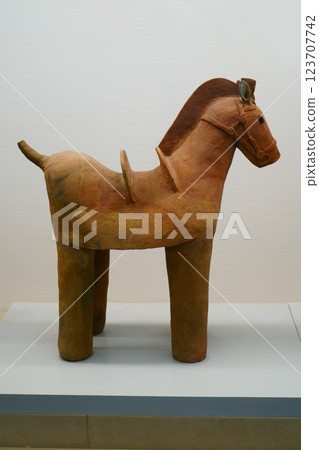 7673　埴輪　馬飾 123707742