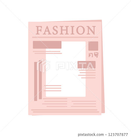 雜誌時尚插畫 雜誌時尚插畫 123707877