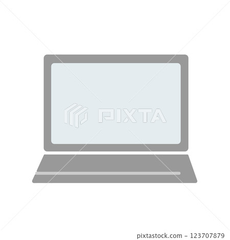 Laptop illustration 123707879