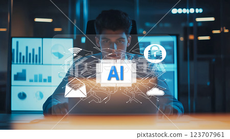 使用人工智慧的網路圖像 123707961