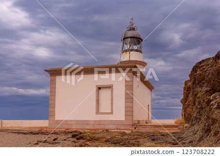 Cala Nans Lighthouse in Cadaques, Spain Cala Nans Lighthouse in Cadaques, Spain 123708222
