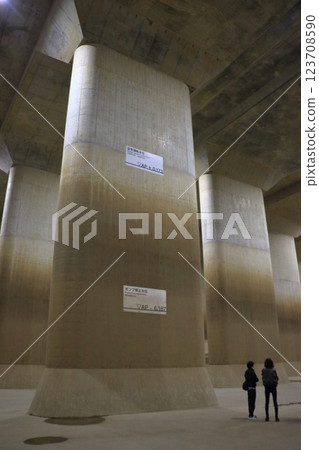 Underground Temple: Pressure Regulating Tank of the Metropolitan Area Outer Underground Discharge Channel 123708590