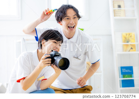 Kids photography studio 123708774