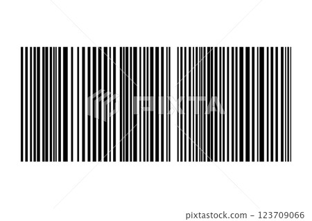 Barcode isolated on white background. Code stripes sticker. Barcode labels, customers qr code Barcode isolated on white background. Code stripes sticker. Barcode labels, customers qr code 123709066