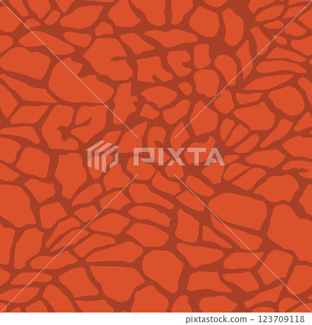 Abstract modern giraffe seamless pattern. Animals trendy background. Colorful decorative vector stock illustration for print, card, postcard, fabric, textile. Modern ornament of stylized skin 123709118