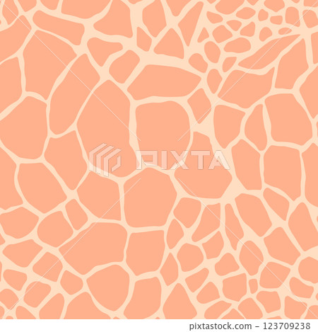 Abstract modern giraffe seamless pattern. Animals trendy background. Colorful decorative vector stock illustration for print, card, postcard, fabric, textile. Modern ornament of stylized skin Abstract modern giraffe seamless pattern. Animals trendy background. Colorful decorative vector stock illustration for print, card, postcard, fabric, textile. Modern ornament of stylized skin 123709238