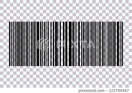 Barcode isolated on white background. Code stripes sticker. Barcode labels, customers qr code 123709367