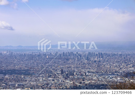 Osaka, Nara, Sakai Mountain, Mt. Ikoma, Shigi Ikoma Skyline, Mt. Ikoma Shigisan Summit Skyline, Winter Drive 123709466