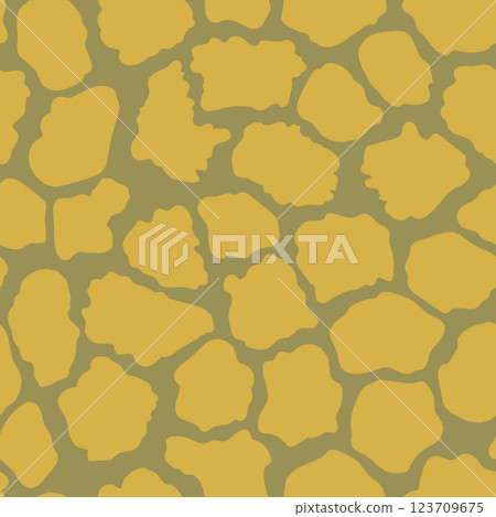 Abstract modern giraffe seamless pattern. Animals trendy background. Colorful decorative vector stock illustration for print, card, postcard, fabric, textile. Modern ornament of stylized skin 123709675