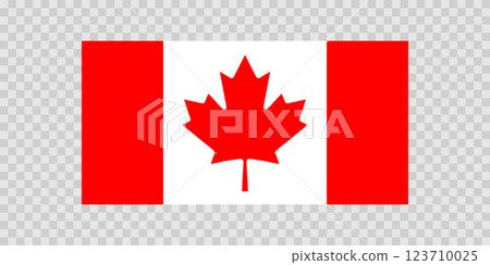Flag of Canada. Canadian national symbol in official colors. Template icon. Abstract vector background Flag of Canada. Canadian national symbol in official colors. Template icon. Abstract vector background 123710025