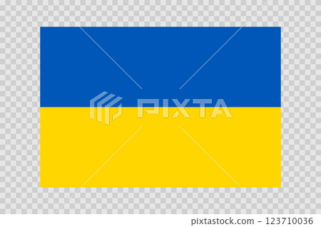 Flag of Ukraine. Ukrainian national symbol in official colors. Template icon. Abstract vector background Flag of Ukraine. Ukrainian national symbol in official colors. Template icon. Abstract vector background 123710036