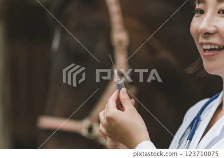 馬 馬兒 射入 123710075