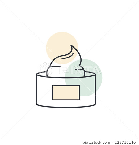 container of cream icon container of cream icon 123710110