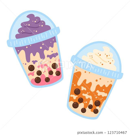 bubble tea variety of sweet and refreshing bubble tea variety of sweet and refreshing 123710467