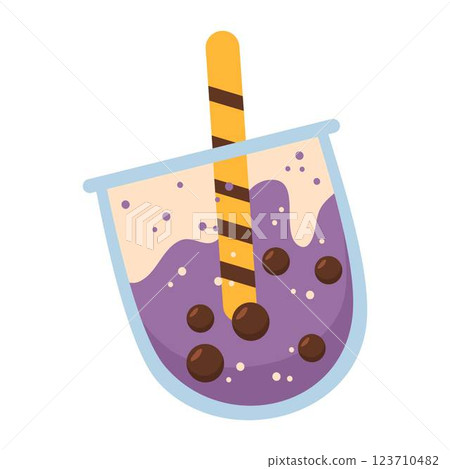 sweet chewy tapioca pearls illustration sweet chewy tapioca pearls illustration 123710482