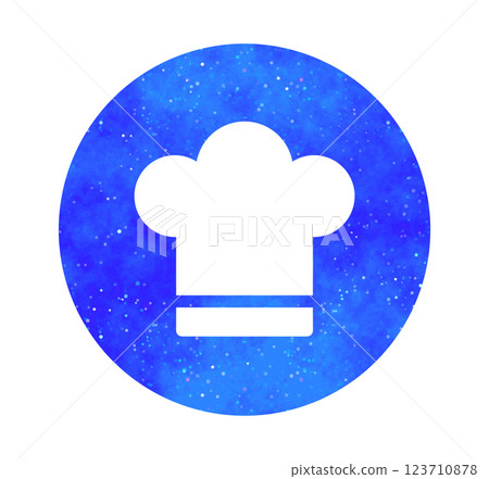 Blue starry sky | Simple chef hat 123710878