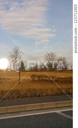 Sunset and park 123711005