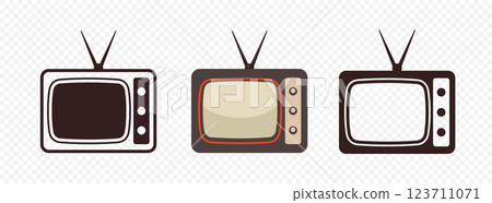 Retro TV Set. Vector Vintage Television Collection. Old TV Icon Pack. Retro, Vintage TV, Classic, Antique TV, Old Television, Vector Illustration. Retro Electronics, Vintage Screen Retro TV Set. Vector Vintage Television Collection. Old TV Icon Pack. Retro, Vintage TV, Classic, Antique TV, Old Television, Vector Illustration. Retro Electronics, Vintage Screen 123711071