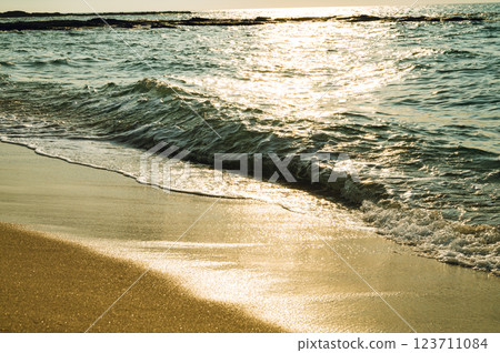 浪潮在沙灘上擊敗 123711084