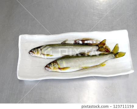 Live-killed sweetfish (farmed) 2 fish (facing left) 3 123711159
