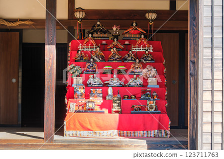 Chicken decoration of an old private house Chicken decoration of an old private house 123711763