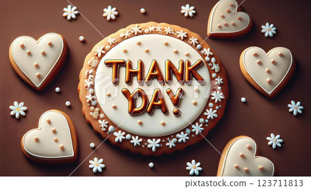 White Day Thank You Cookies 123711813