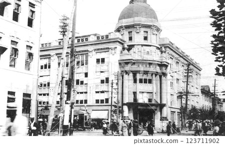 Old photo, 1918-1923, Tokyo, Shirokiya Kimono Store, Nihonbashi Main Branch Old photo, 1918-1923, Tokyo, Shirokiya Kimono Store, Nihonbashi Main Branch 123711902